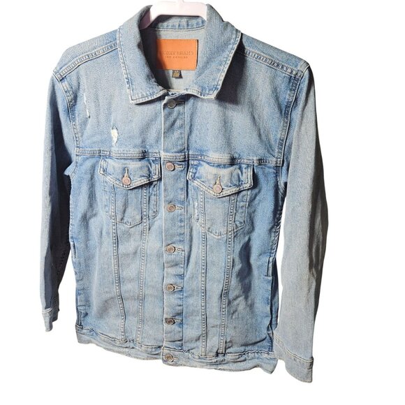 Lucky Brand Other - Lucky Brand Light Blue Distressed Denim Jacket S